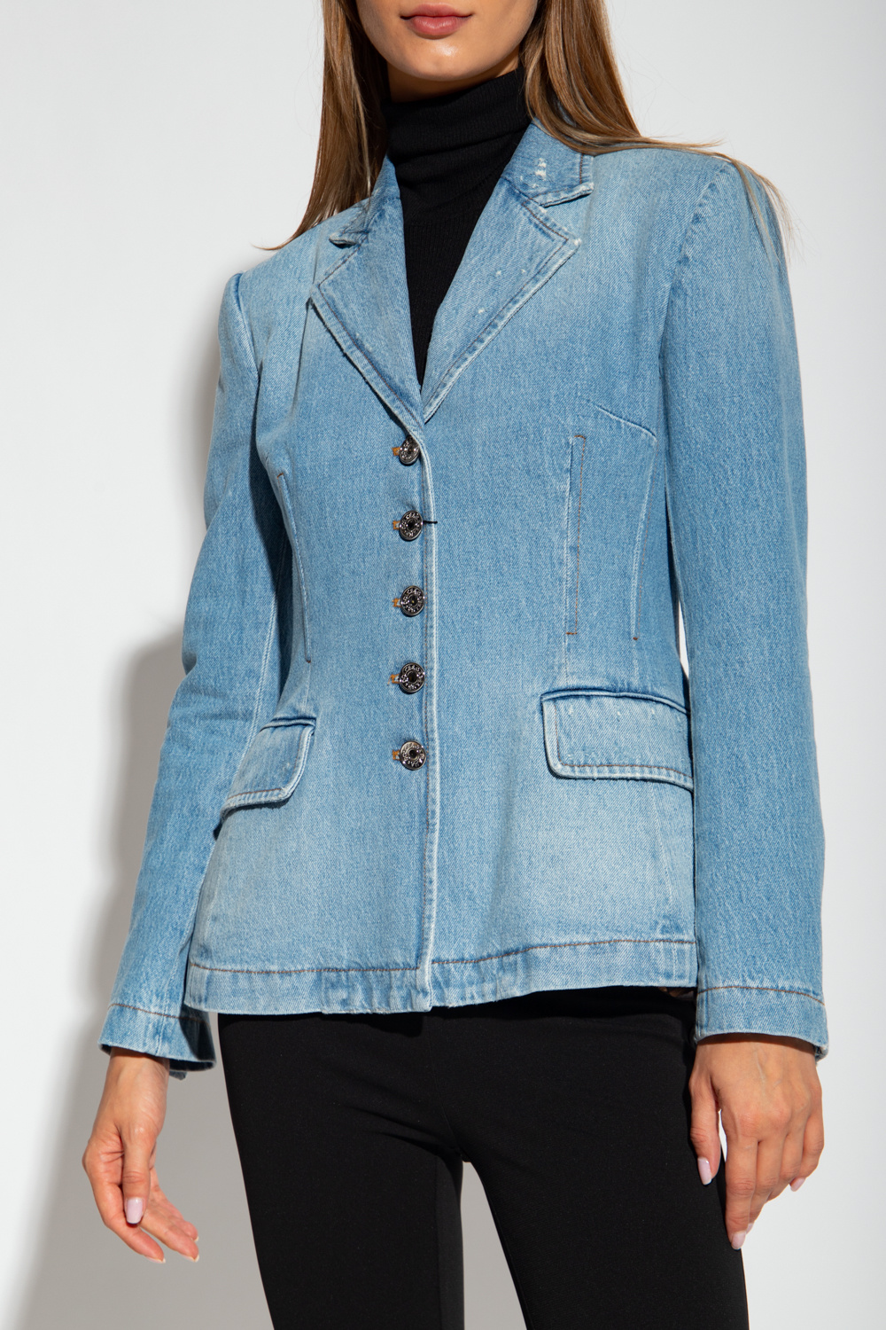 Dolce and Gabbana ブレザー  - Made for Japan SchaferandweinerShops Japan - Light blue Denim blazer Dolce